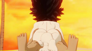 Kale and Caulifla at the beach