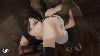 Tifa's Anal Descent in the Storage Room [Blacked][X3D]