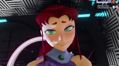 Starfire and Blackfire's Hardcore Lesbian Bondage Sex
