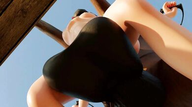 Fucked by a Horse in Overwatch: D.va Gets Pounded from Behind