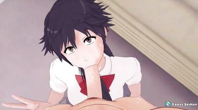 Orgasmic Screams of Orihime and Tatsuki During Their Forbidden Facial Exercises in Secret Training with Faust Seiker