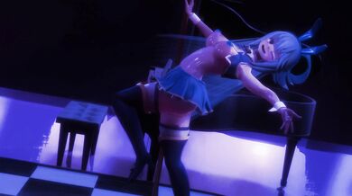 Wet and Wild with Aqua: Onlyfans Blue PMV
