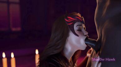 Scarlet Witch's Mouth Fucked Hard by Shad0w Hawk