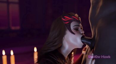 Scarlet Witch's Mouth Fucked Hard by Shad0w Hawk