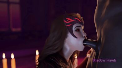 Scarlet Witch's Mouth Fucked Hard by Shad0w Hawk