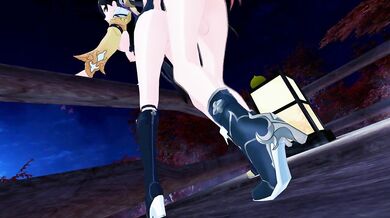 Naughty Nymphomaniac Ninja Babe Sets Her Eyes on a Sex-Crazed Samurai Warrior