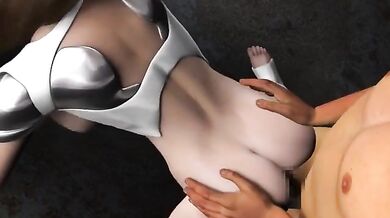 White Bitch gets Electrified in Masquerade Masked Fuckfest