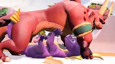 Tentacle Trap: Spyro and Delbin's Anal Invasion