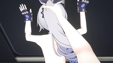 Bondage Tying Up Cumming in a Fetish Harness M/F