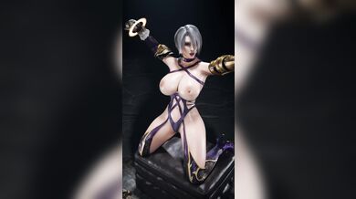 Ivy Valentine's Curse-induced Milk Orgy