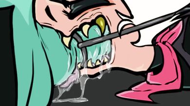 Busty Office MILF Gets Nailed by the Entire Company in 'Helluva Boss Striker' on X