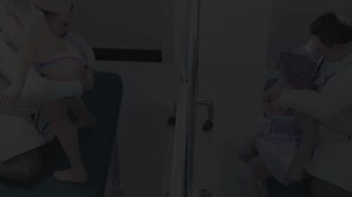 Fucking Two Hot Lesbians with Massage Oil