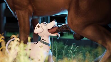 Busty Masseuse Sucks and Fucks Clients Horse Cock