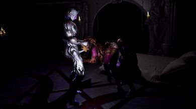 Kerri's Double Penetration Adventure with Two Monsters
