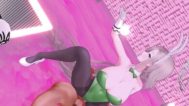 Asuna's Cowgirl Revenge: The Blue Bunny's Big Boobed Dance of Pleasure in the Ichinose Archives