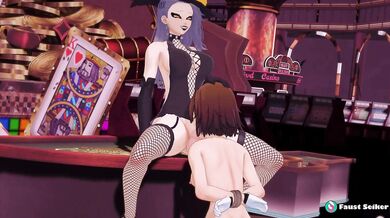 Makoto Nijima's Sexy Infiltration with Shadow Sae at the Palace of Pleasure [Faust Seiker]