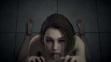 Jill's Valentine Naked Eyes on Blue Lights