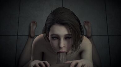 Jill's Valentine Naked Eyes on Blue Lights