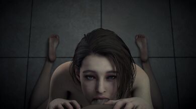 Jill's Valentine Naked Eyes on Blue Lights