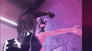 Sexy Cyber-Dragon Nights in Neo-Tokyo