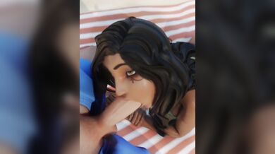 Anal Sex with Ana and Pharah in Hot Lesbian Action!