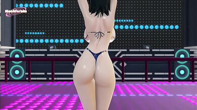 Sarada's Horny Bunny Transformation into a Sexual Mechferatu
