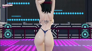 Sarada's Horny Bunny Transformation into a Sexual Mechferatu