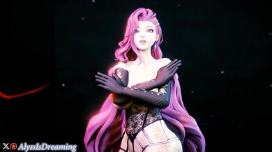 Nude Seraphine in Intergalactia with IA GLOWB