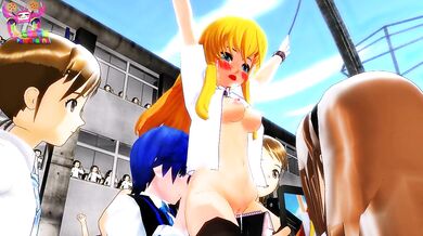 Teacher's Pet Gets Fucked in Classroom For Second Time, Naughty Student Pounces on Defenseless Teacher and Rapes Her Hardcore!