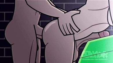 The Big Black Cock Inside Ben and Kevins Little White Asses!