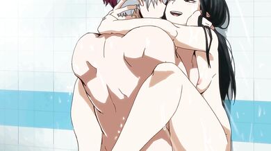 Shota and Momo slip into the showers at Nightlykrumbs