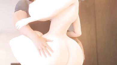 Futa babe savors a massive manhood