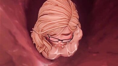 [HENTAI KINGDOM] Blonde's Snake Eating Orgy