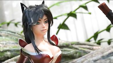 Ahri's Delightful Ride: A Cowgirl's Tale of Pleasure