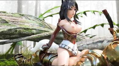 Ahri's Delightful Ride: A Cowgirl's Tale of Pleasure