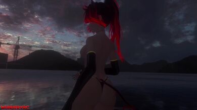 Unable to contain her lustful desires