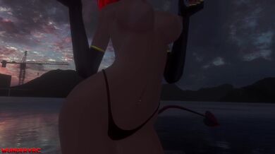 Unable to contain her lustful desires
