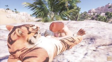 Savage Love in the Jungle: Tiger Claws and Cumshots with a Redhead