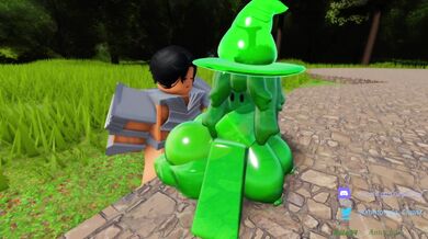Slimy Sensation: A Slut's Satisfying Grin