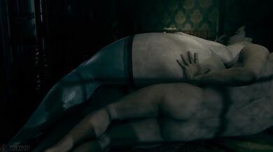 The late night rendezvous of Alcina Dimitrescu leads to a steamy romp with her lover