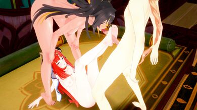 Dehya and Nilou Get Naked Together in Akasha Ver2.0: Koibito