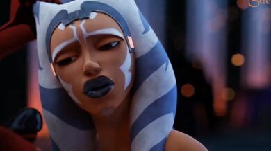Asajj Ventress seduces Ahsoka Tano through mind control and passionate sex in Sheridan's explicit remake