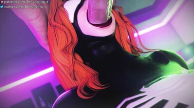 Spider Woman's Sexual Encounter with Bouquet Man While On Duty