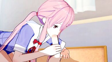 Yuno Gasai's Wet and Messy Future Diary