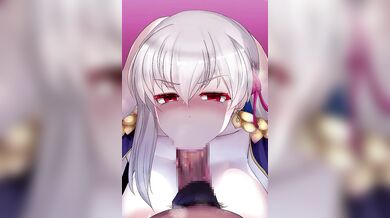 In the end, he was fated to receive the ultimate blowjob