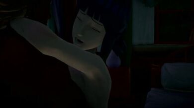 Expecting MILF Hinata gets ravaged by a horny devil in defense