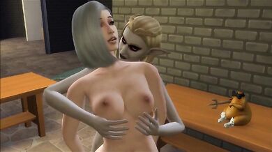 Saya and the Vampire Mistress: A The Sims 4 Hentai Porn Parody