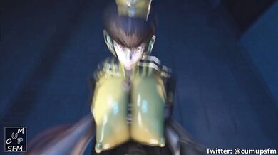 DVa’s Latex Titjob