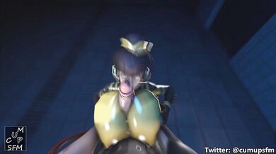 DVa’s Latex Titjob