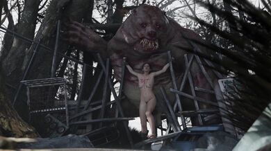 Anna Miller's Bare Hairy Snatch Gets Violated by a Cum-Spewing Mutant Bear (zmsfm)